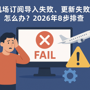 机场订阅导入失败、更新失败怎么办？2026 年 8 步排查