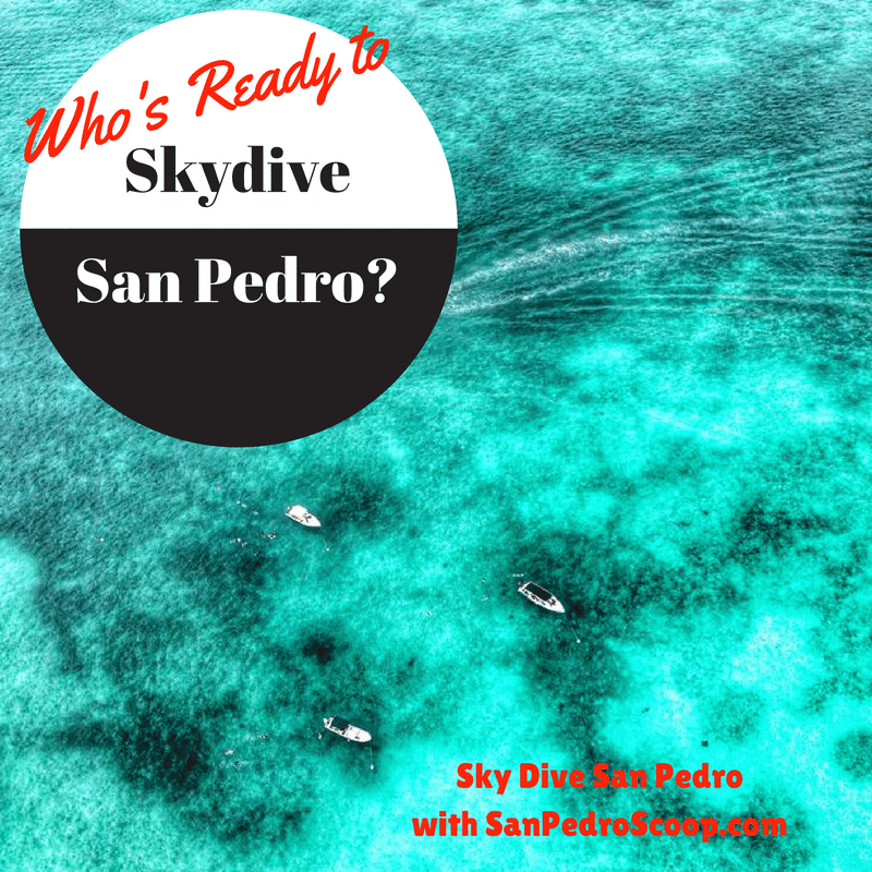 Win a chance to Skydive over GORGEOUS Ambergris Caye, Belize.  Raffle ends Feb 2017.  