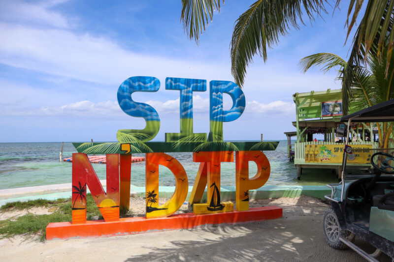 Sip N Dip Sign