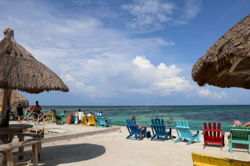 Swimming Caye Caulker