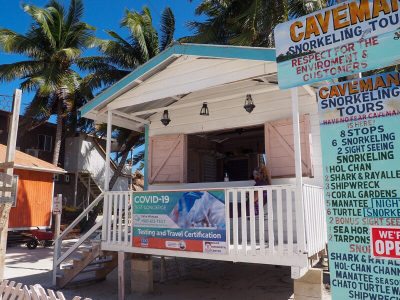 COVID testing Caye Caulker