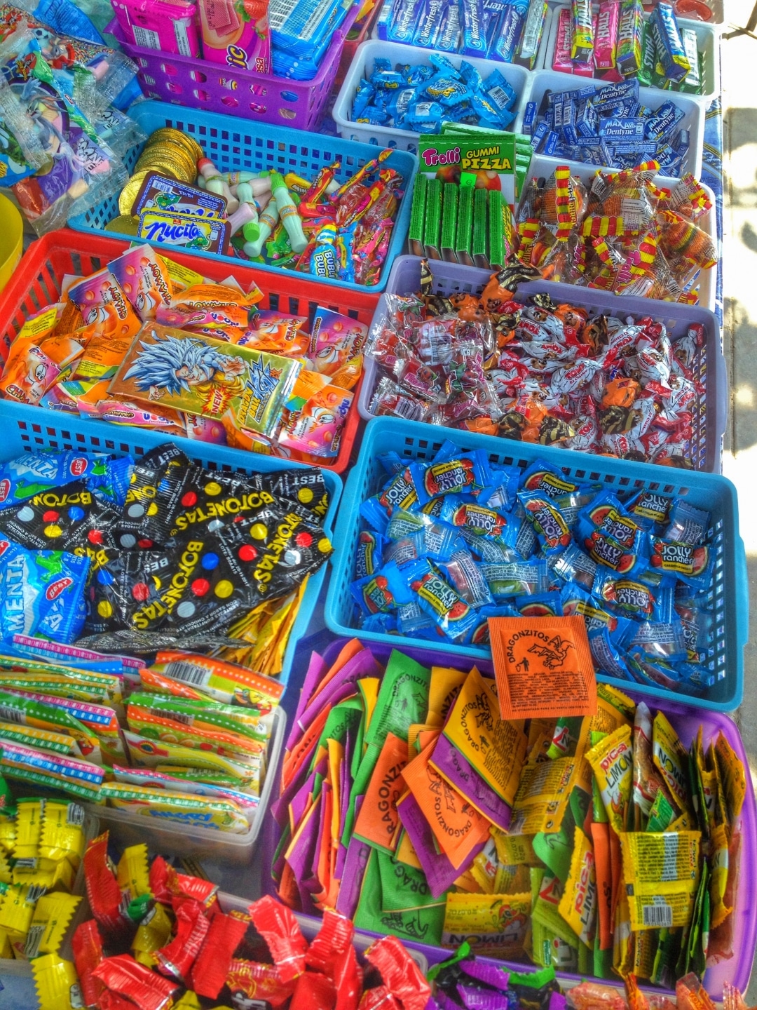 Shilling Candy San Pedro Belize School Kids!