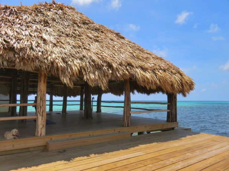 Ak'Bol Yoga Dock Ambergris Caye Belize