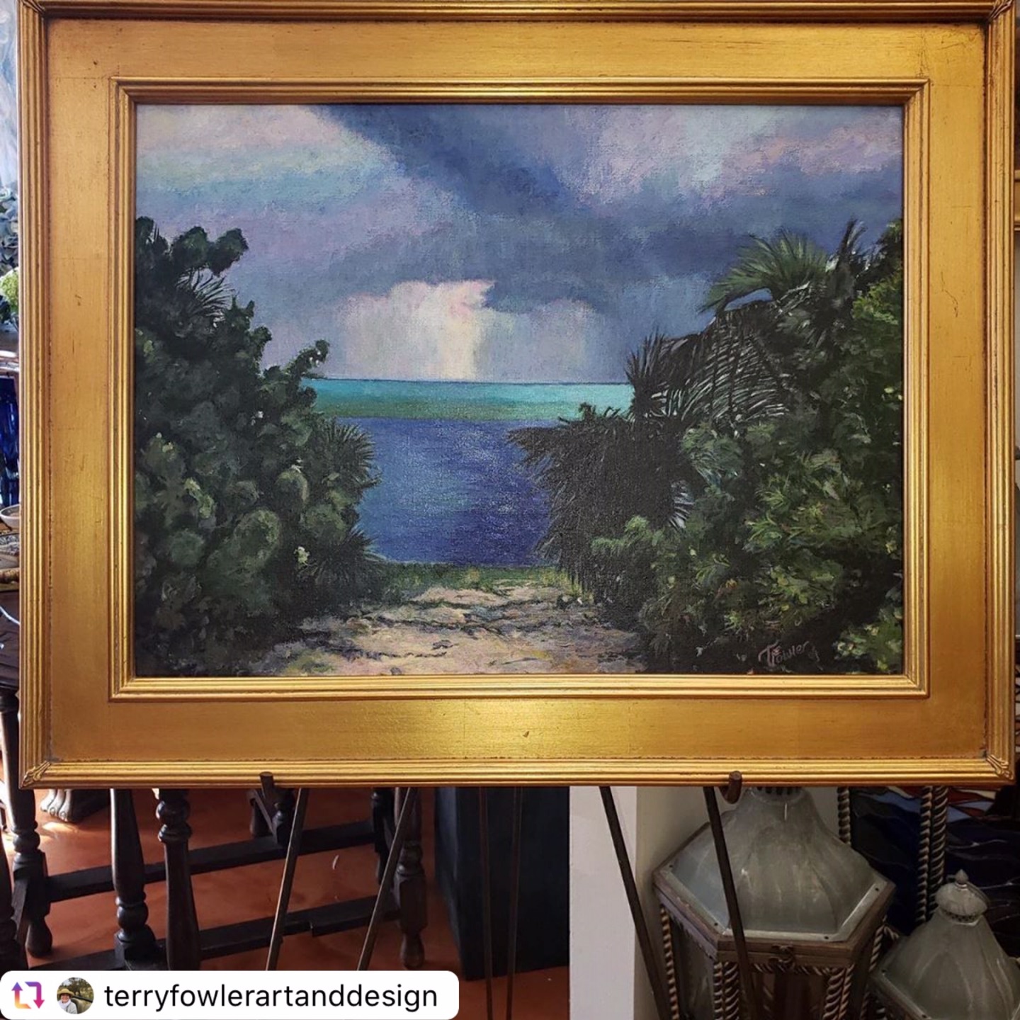 Painting of Beach
