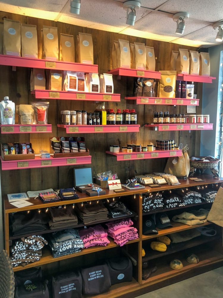 Belize Chocolate Shop