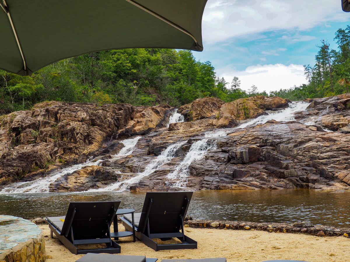 Waterfall at Gaia Resort