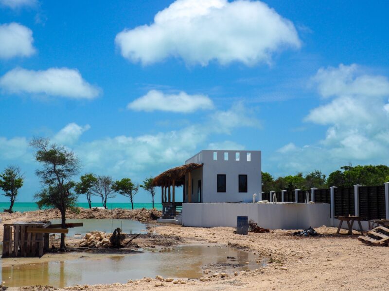 Construction at Secret Beach