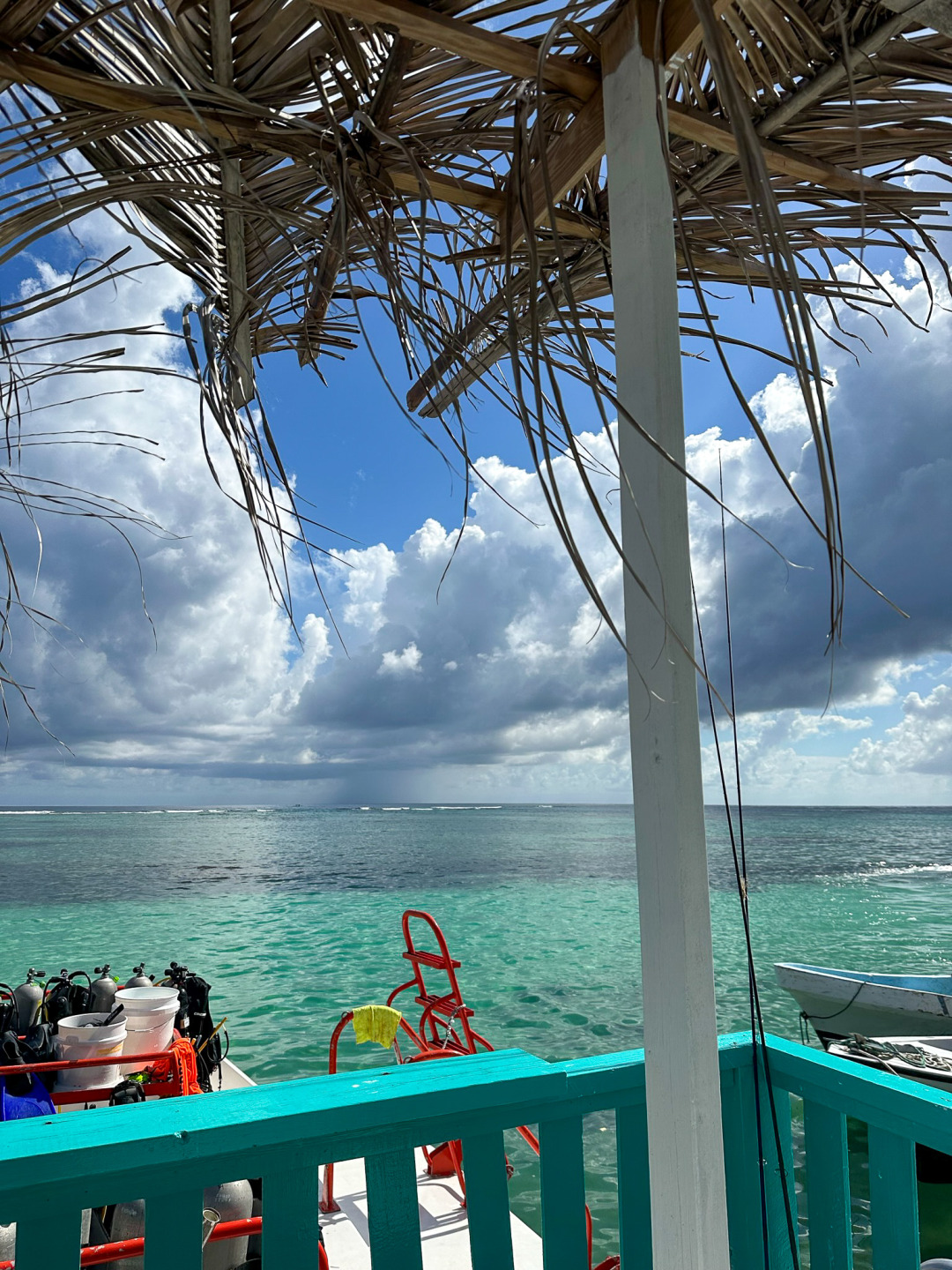 View from our table