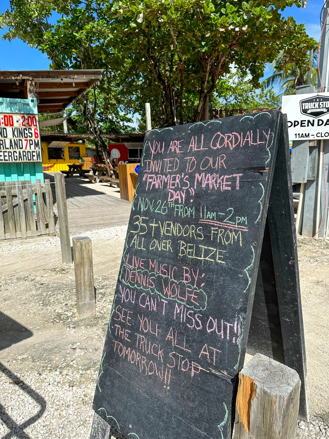 Farmers Market Sign