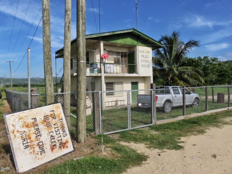 Police Station, Blue Creek, Belize