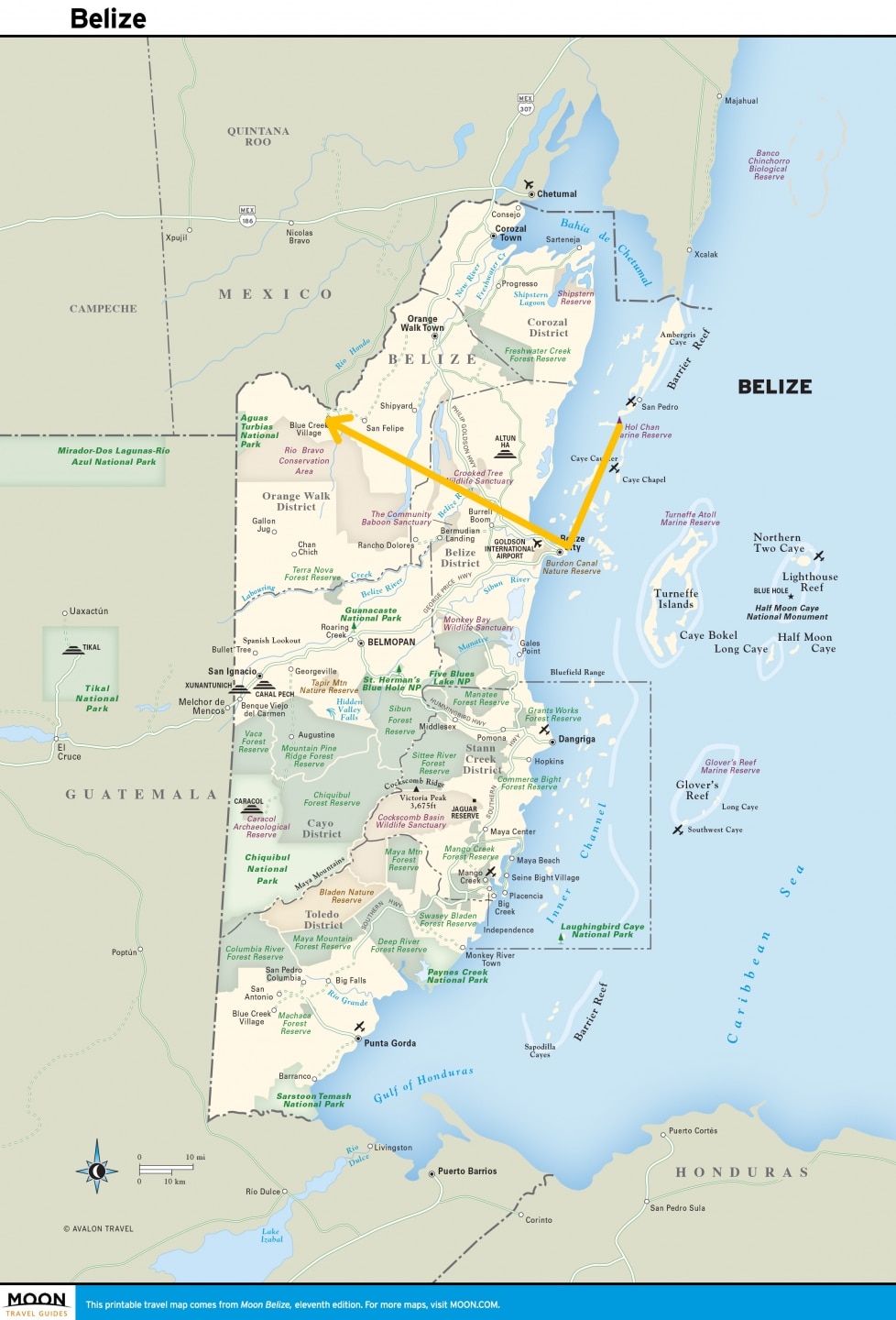 My trip from Ambergris Caye to Blue Creek, Orange Walk