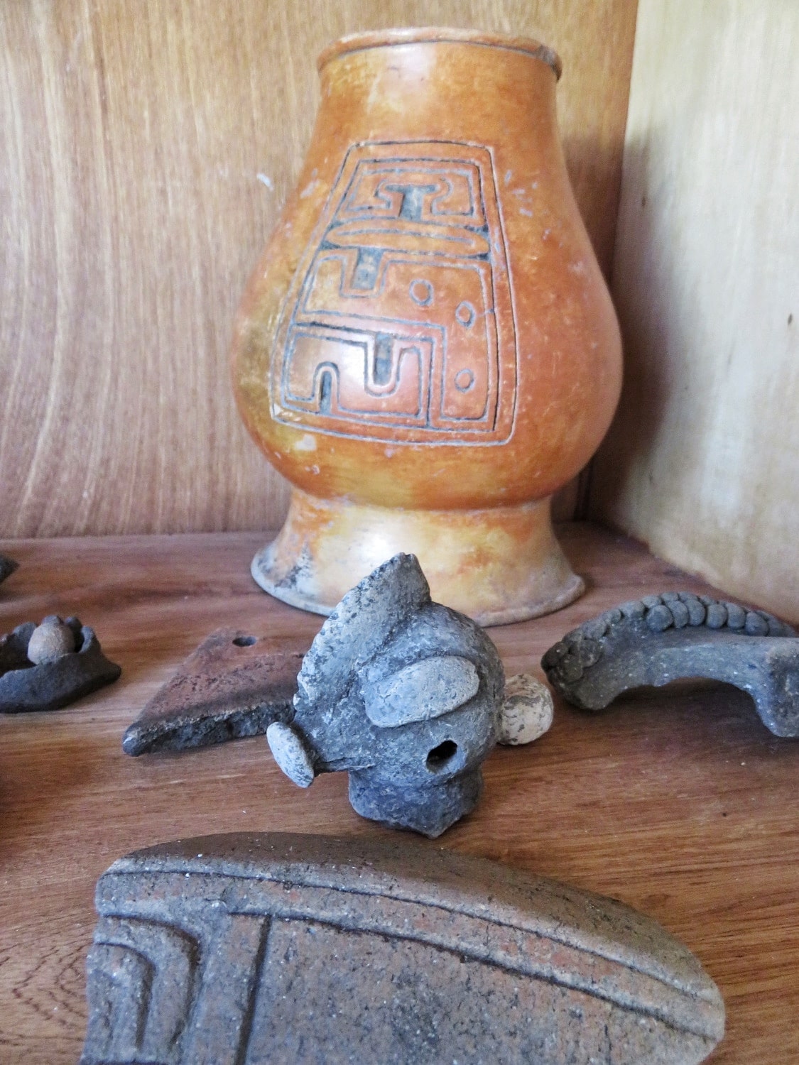 Maya artifacts found on Cayo Frances Lagoon, Ambergris Caye, Belize