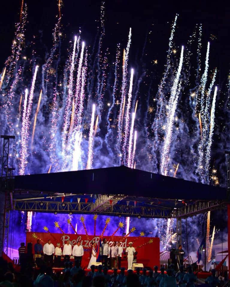 MIdnight fireworks in Setpember