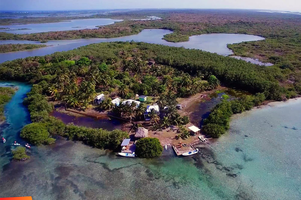 Cayo Frances Farm & Fly from above