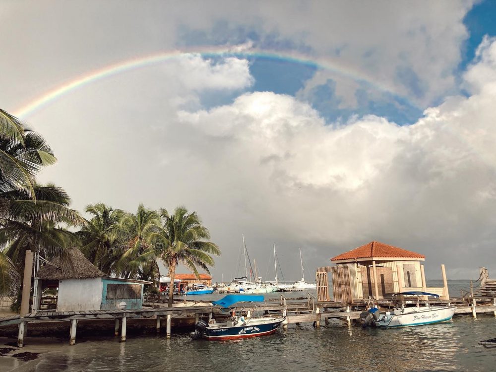 Rainbow in town