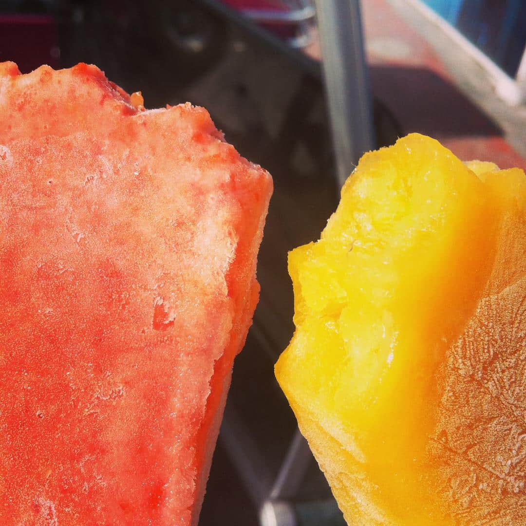 One mango, one watermelon.