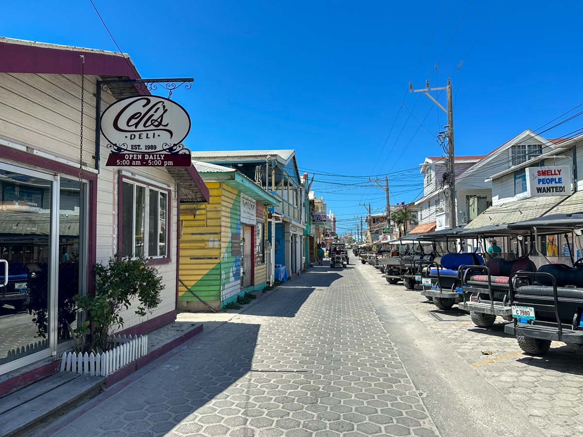 View of Celi's Deli and Front Street
