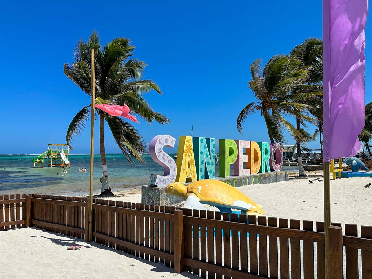 SAN PEDRO sign