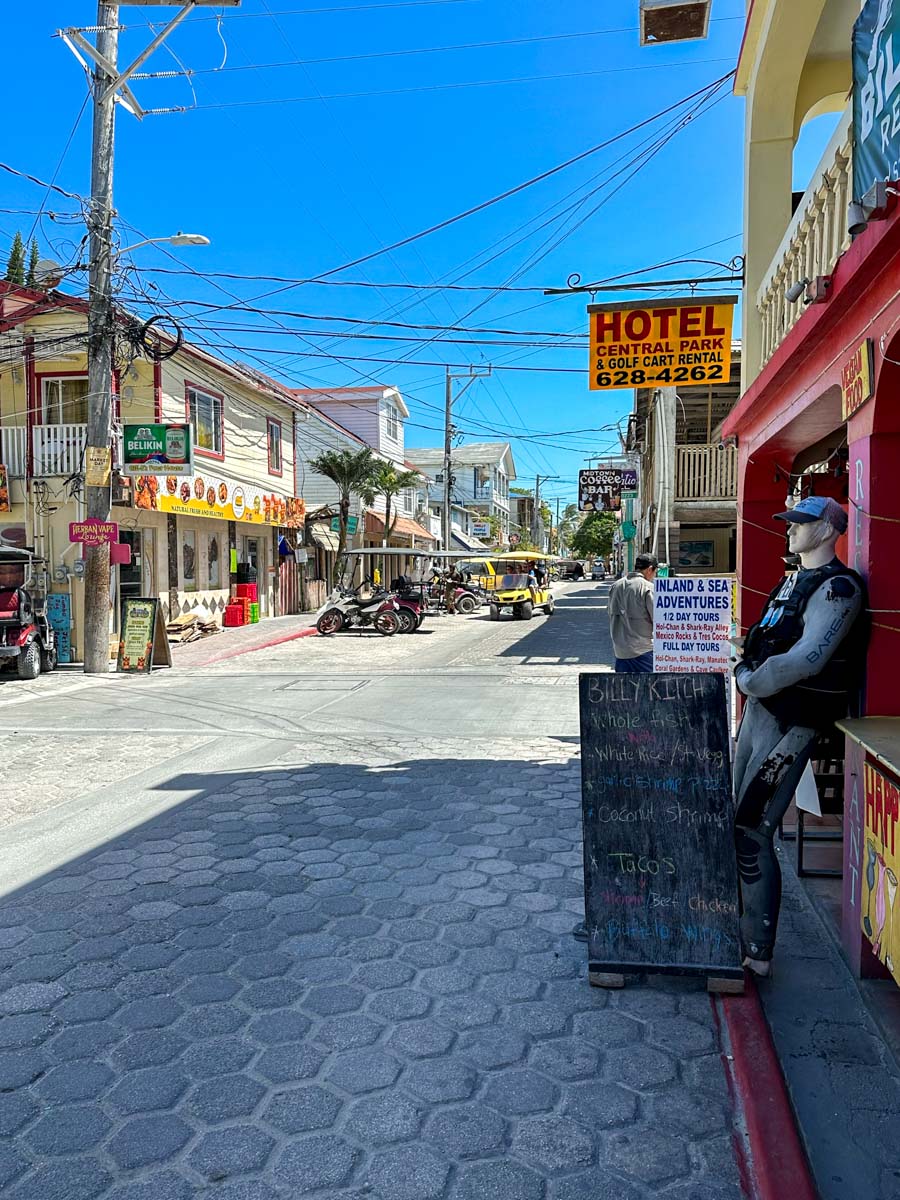A Look down front street