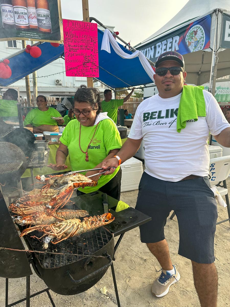 On the grill