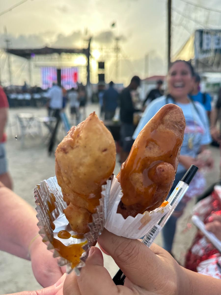 Lobster corn dogs 303