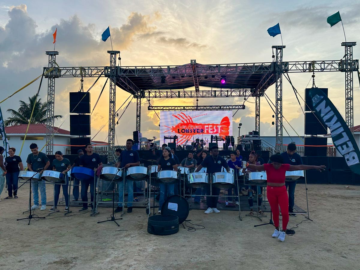 The stage at Lobstrfest