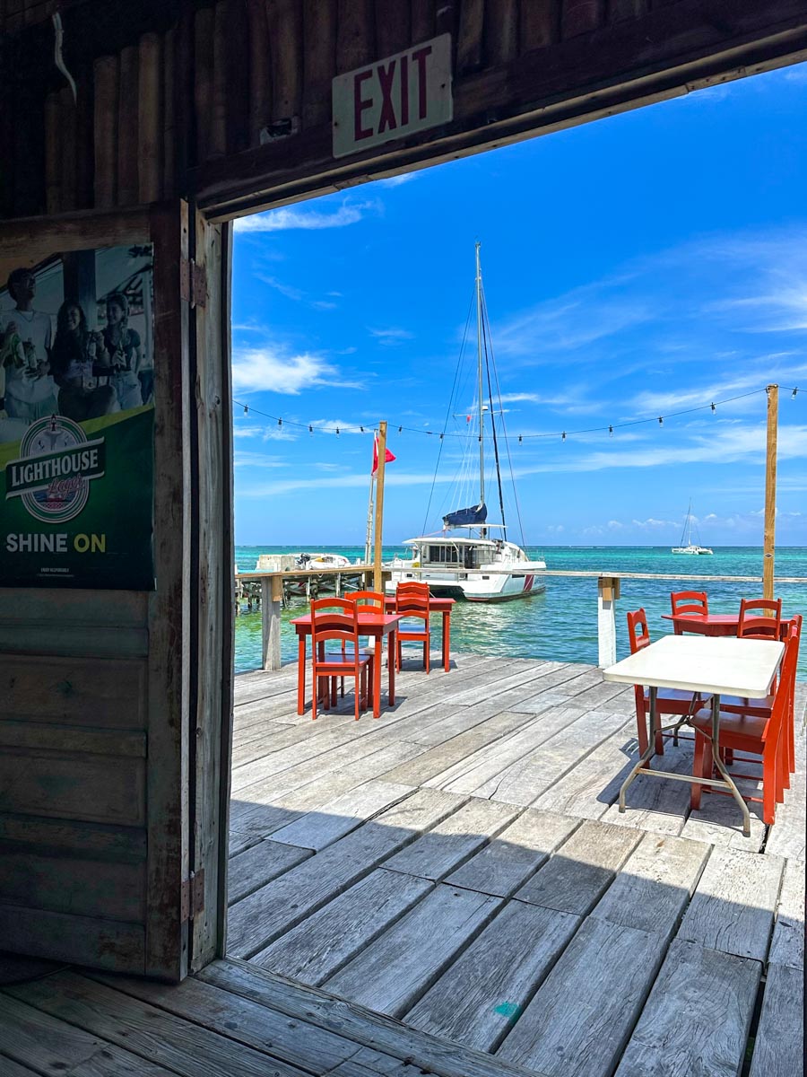 Tacklebox back door view