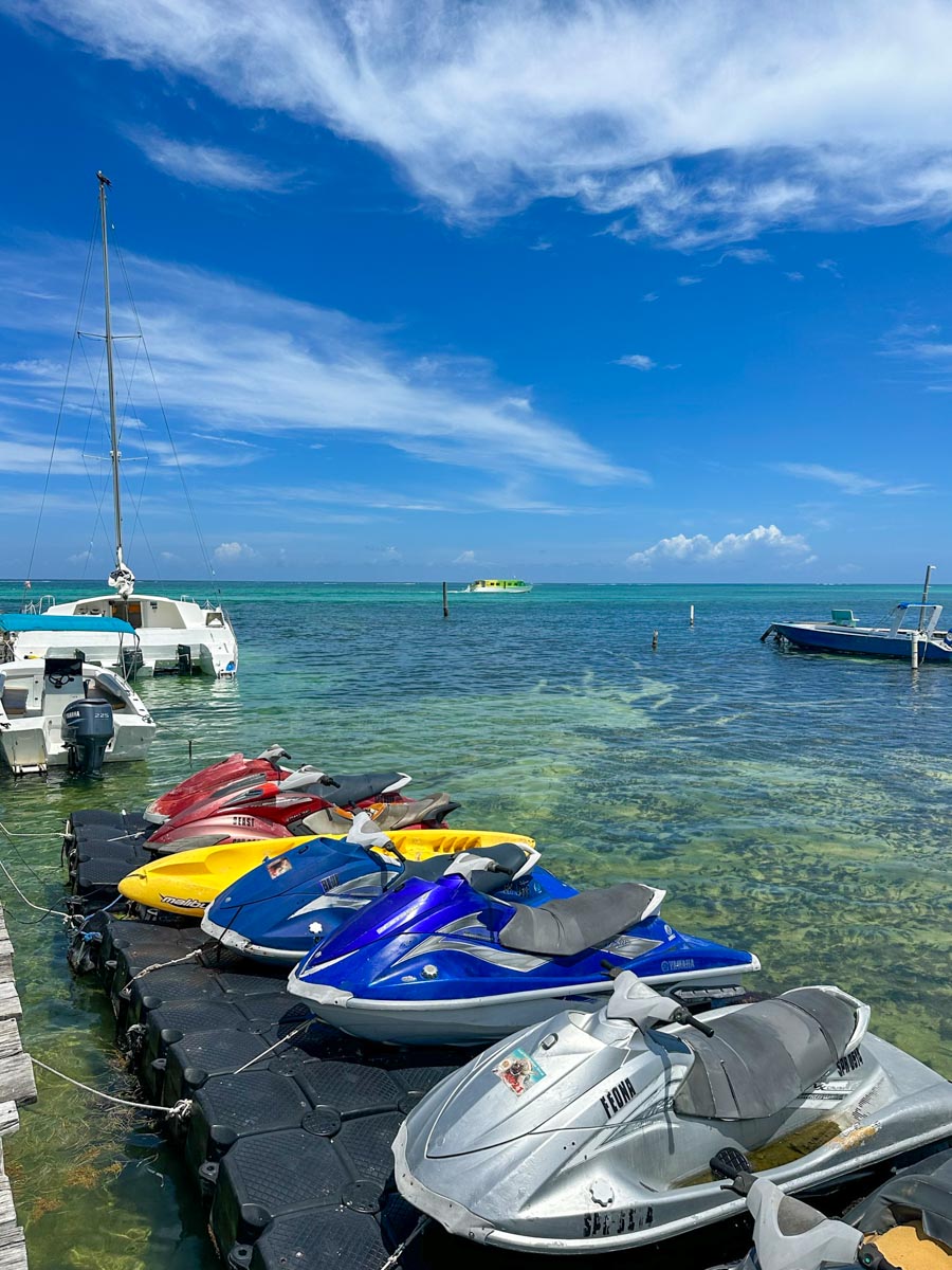 Jetskis on Tacklebox dock