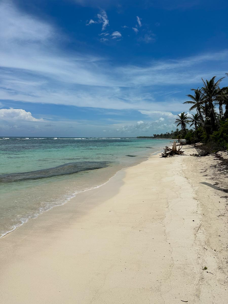Pretty beach at Rocky Point