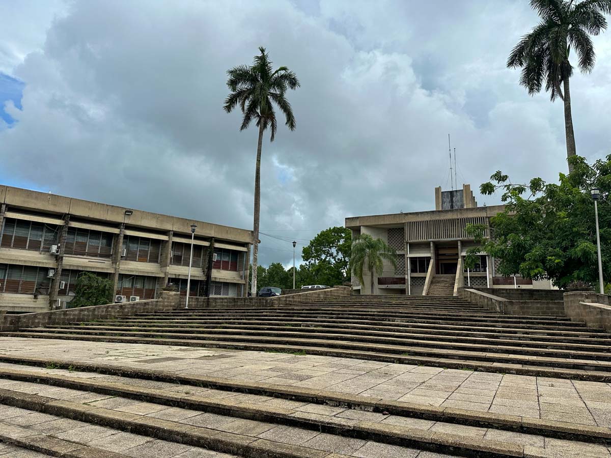Brutalist Buildings in Belmopan