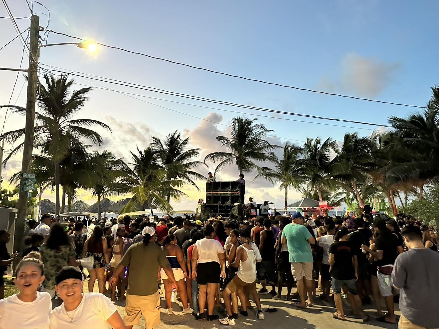 Jouvert march in San Pedro