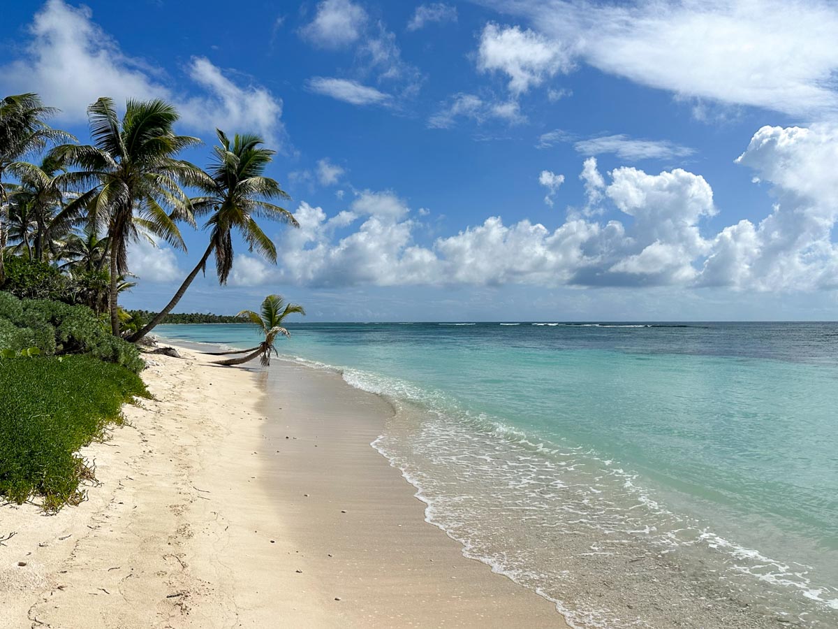 Beach by Robles Point Ambergris Caye