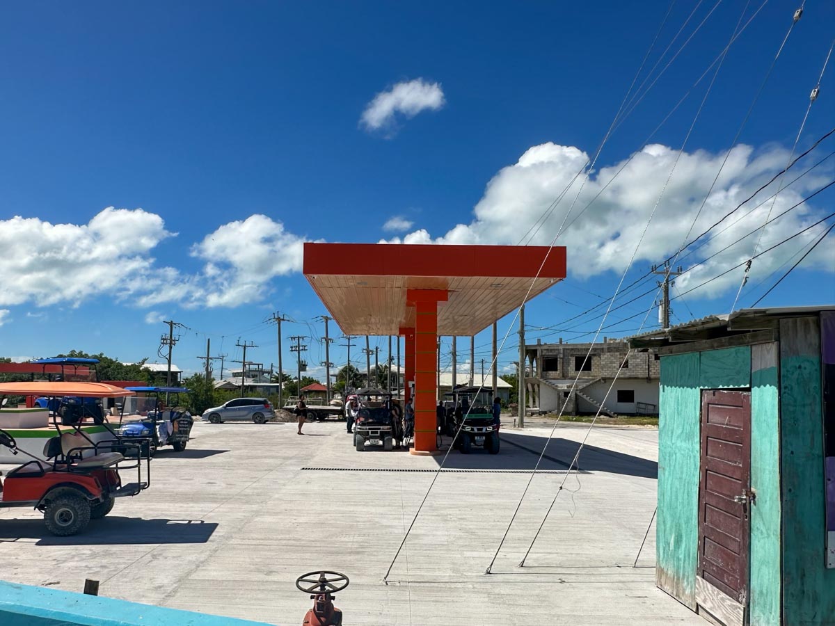 Big New gas station