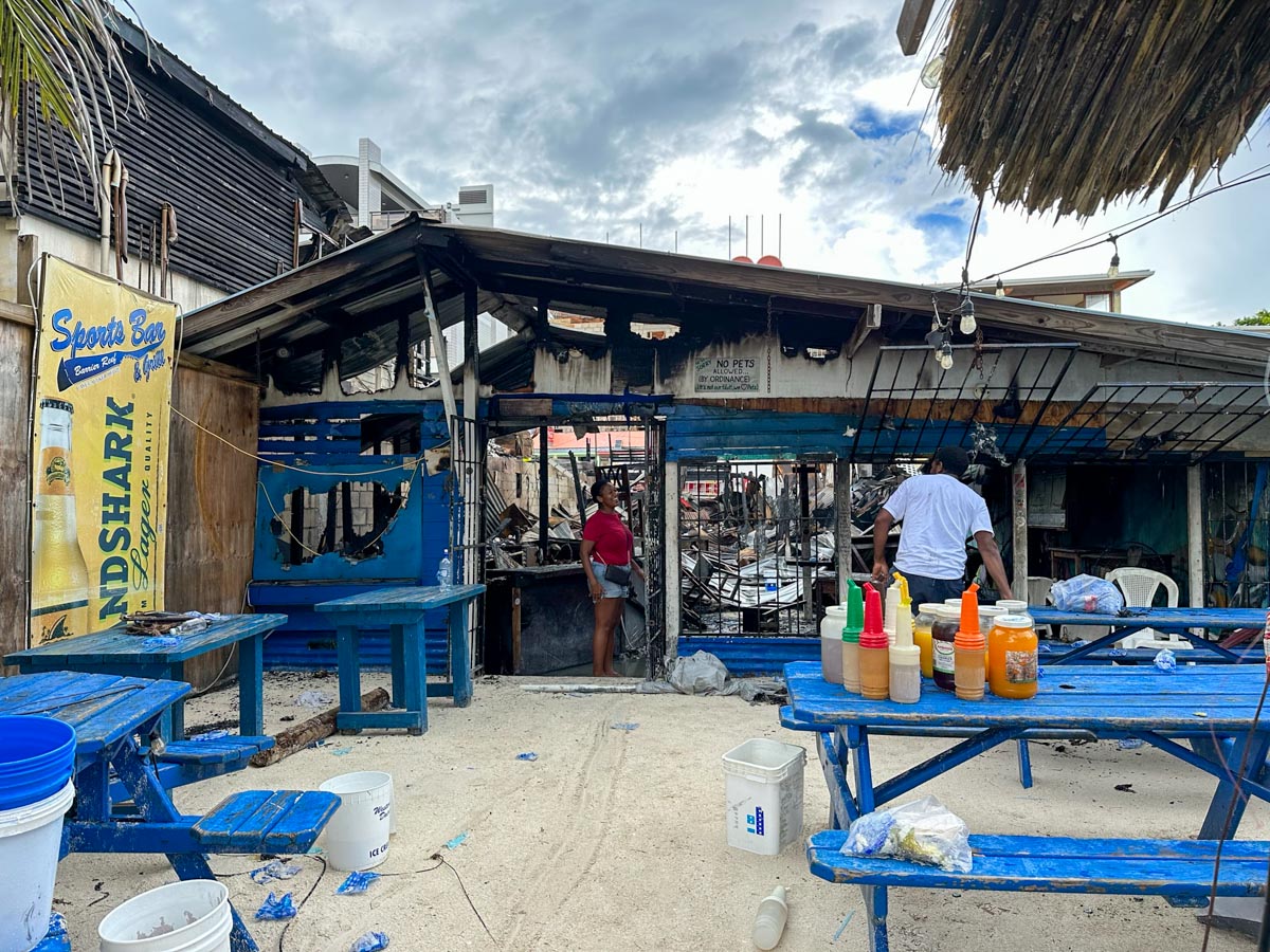Sports bar Destroyed