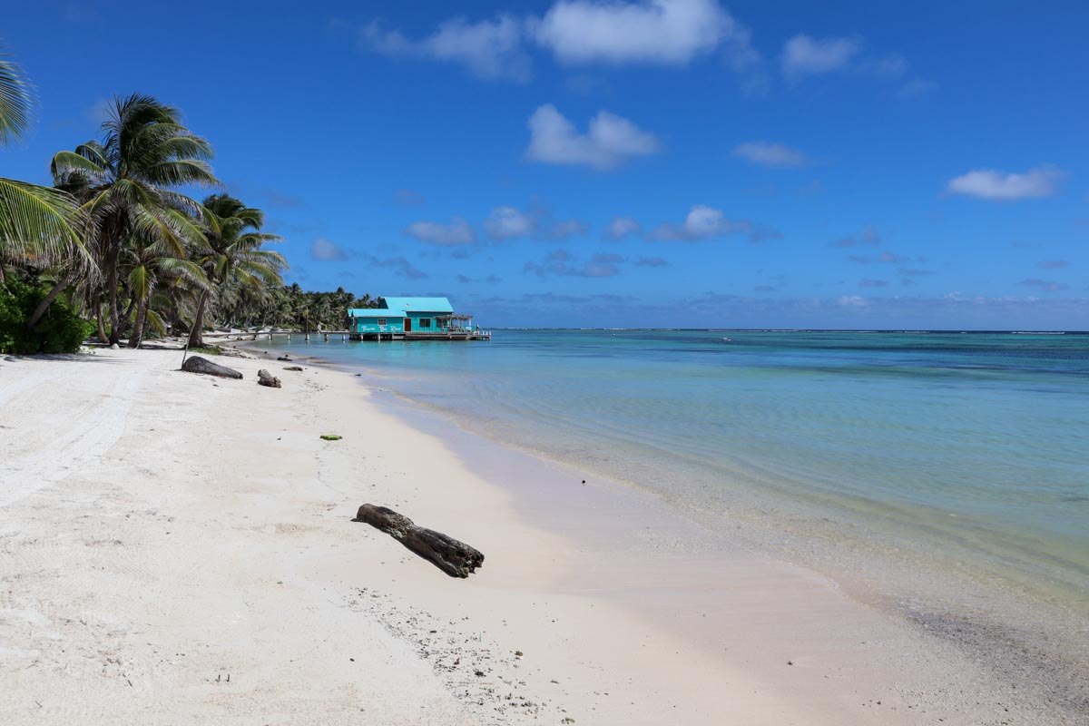 Beach leading up to Tranquility Bay