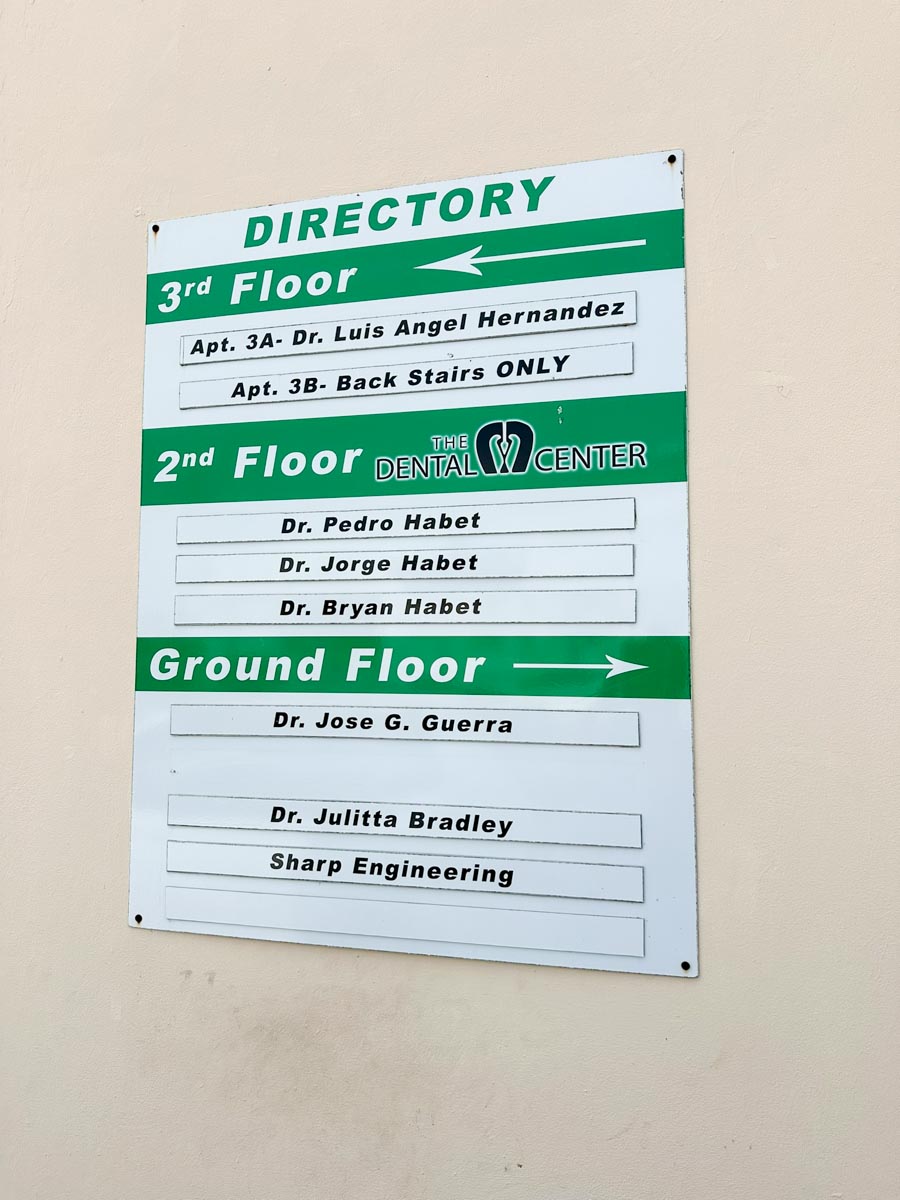 Doctors Office List of services in Belize CIty