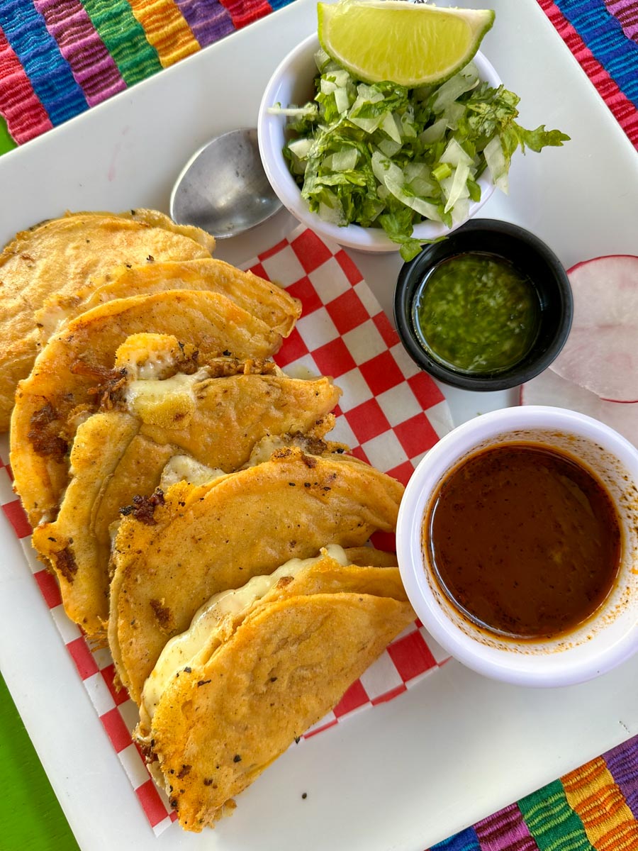 Birria Tacos at Big Taste...all melty and delish