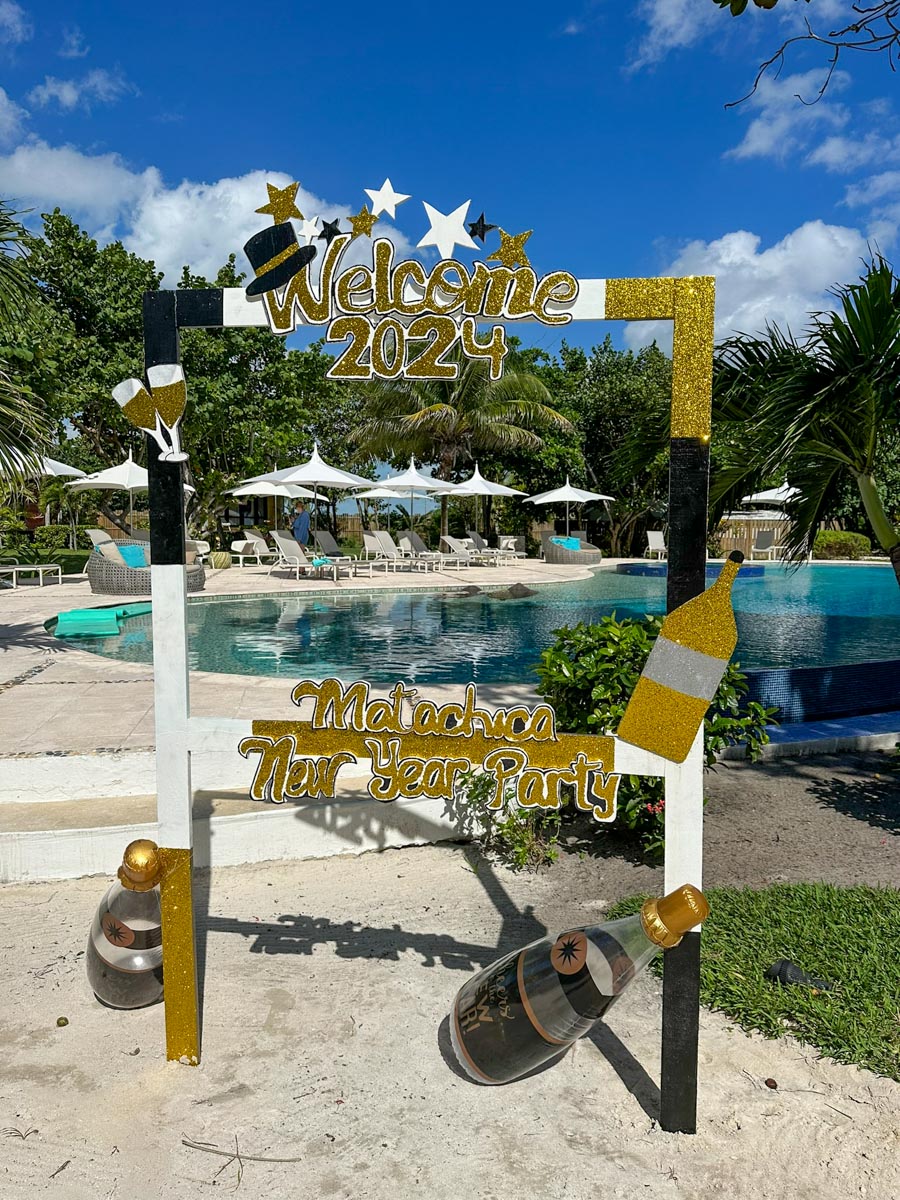New Years Party decorations