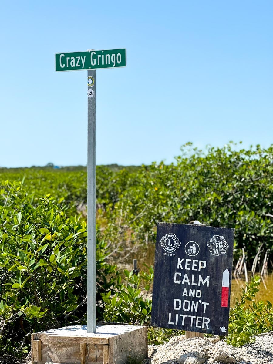 Crazy Gringo Sign