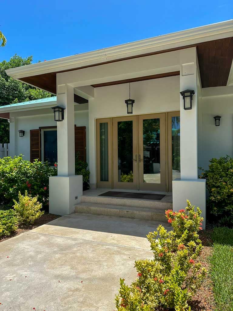 Front Entrance to the spa