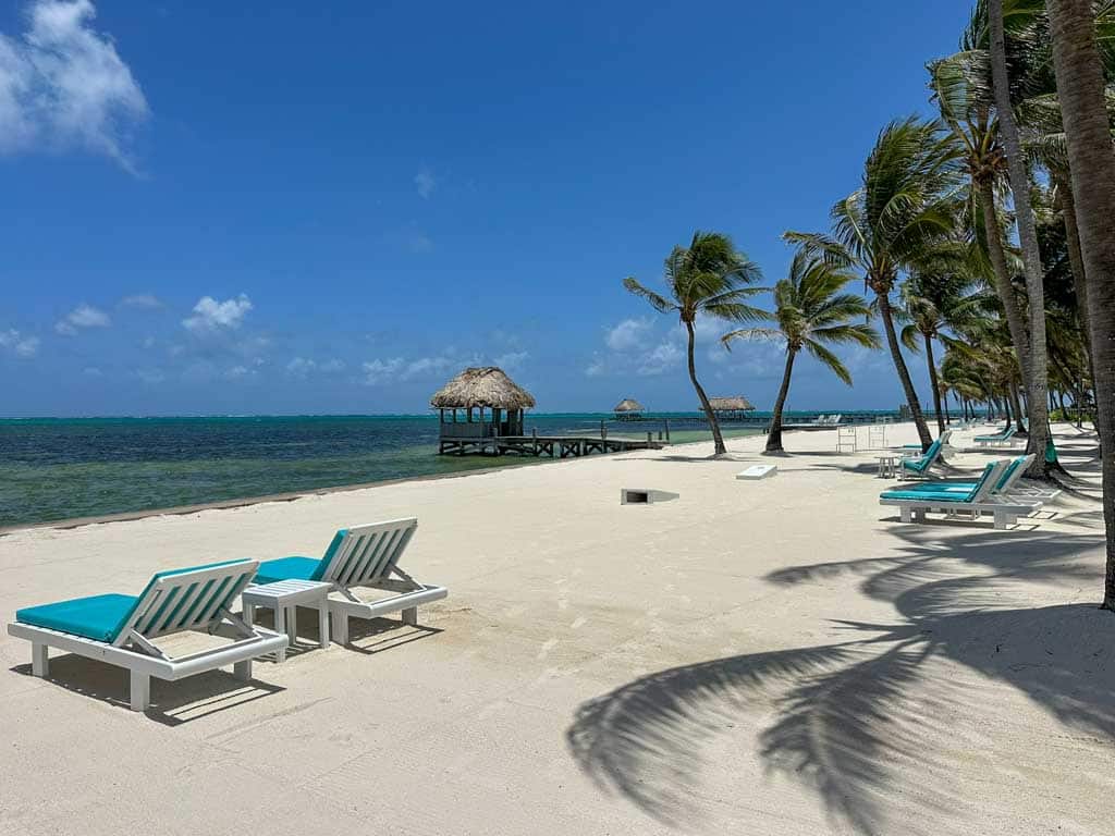 Beach front at victoria house