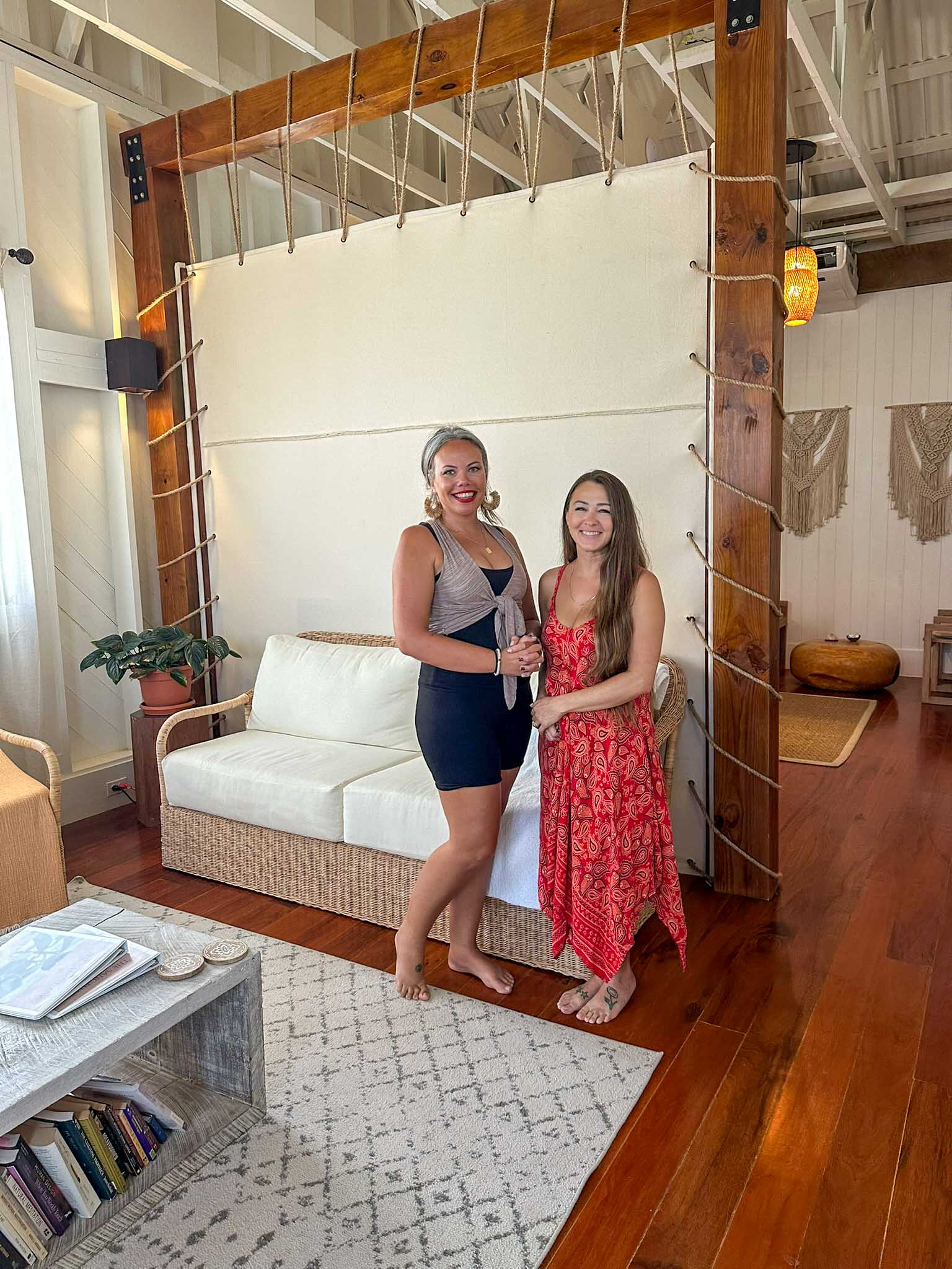 The owners of the spa