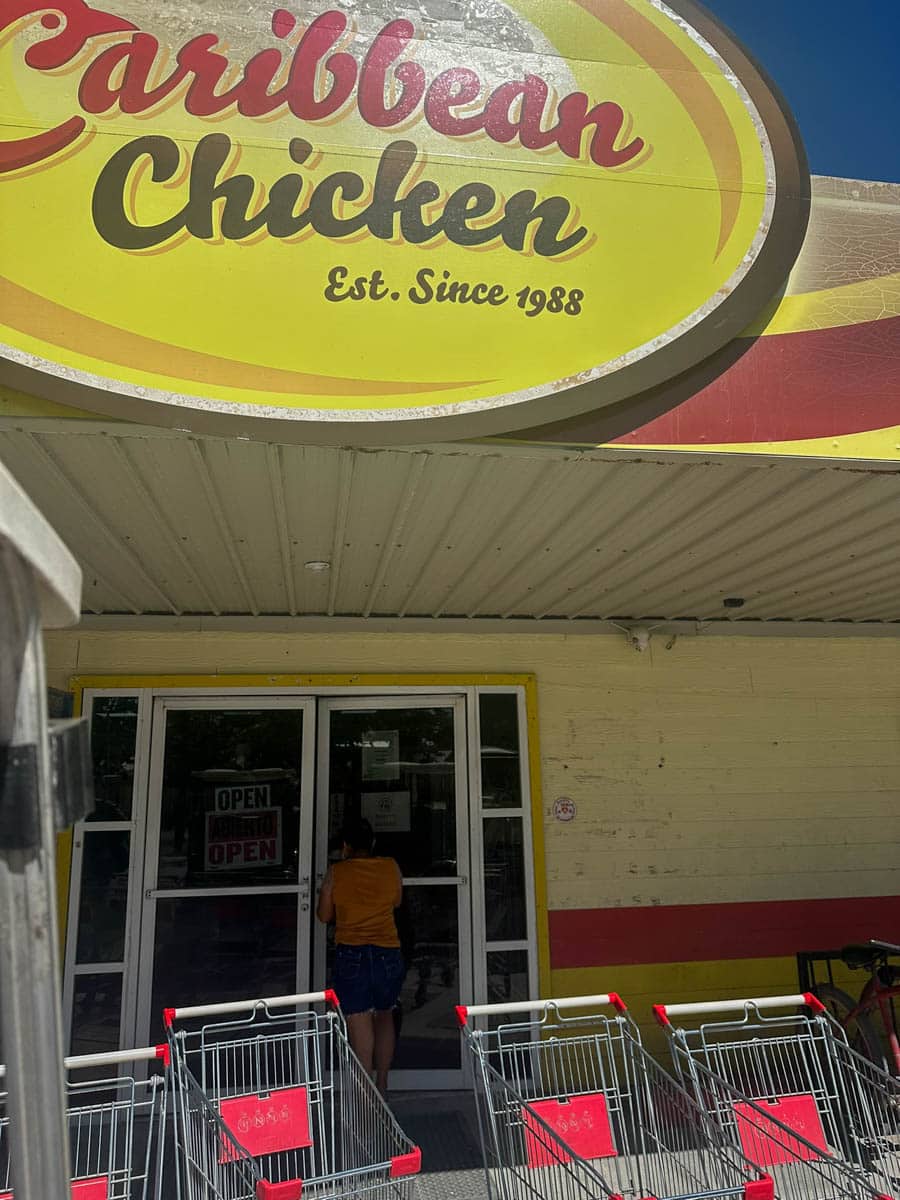 Entrance to the shop