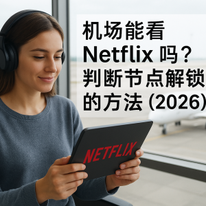 机场能看 Netflix 吗？判断节点解锁的方法（2026）